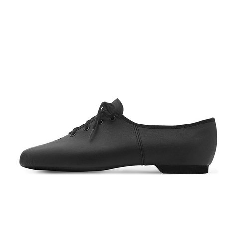 Unisex Black Lace Up Jazz Dance Shoes